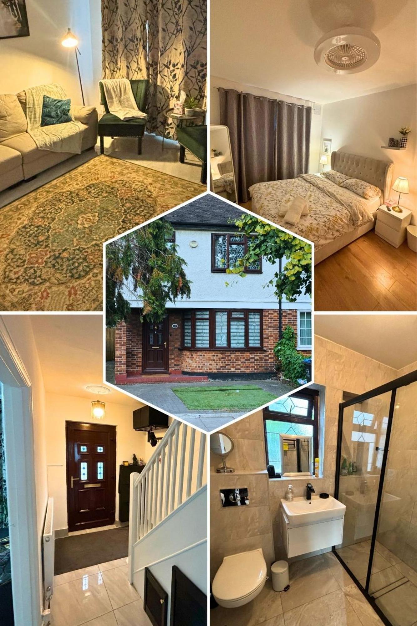 Charming And Cosy London Home, Garden, Parking & Family Fun Mitcham Exterior photo